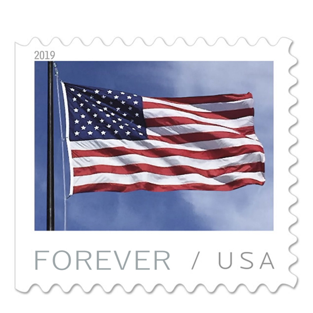 (2019) USPS Forever American Flag Stamps Rolls